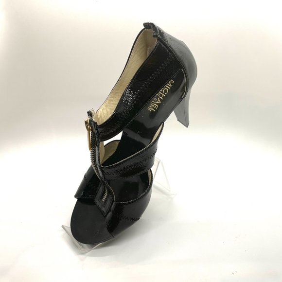 ichael Kors zippered heels in black patent leather – size 10 - Picture 3 of 7